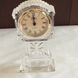 Lead crystal grandfather clock